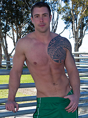 Handsome jock Bran posing by SeanCody image #8