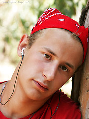Uncut twink in nature by Enigmatic Boys image #5