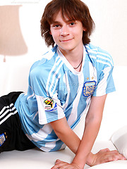 Horny twink soccer player gets naked by Enigmatic Boys image #9