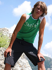 Horny twink in nature by Enigmatic Boys image #7
