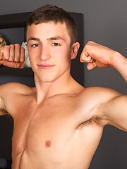 Cute boy Charley shows his ass & cock by SeanCody image #5