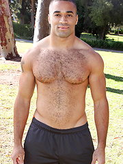  Black muscular guy jacking off by SeanCody image #11