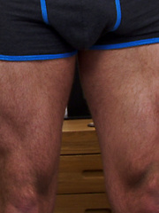 Straight & Young Hairy Hung Stud Doug Shows off his Impressive Uncut Whopper! by English Lads image #6