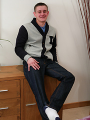 Sporty Young Footballer Brad - His 1st Cock Sucking from a Guy & How Erect! Lucky Dan Broughton! by English Lads image #7