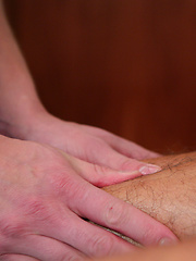 Big Stud Drew Daniels gets Massaged by English Lads image #8