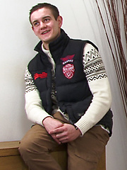 Athletic Young Footballer Brad King Gets Wanked off by a Guy for the First Time & Loving it! by English Lads image #6