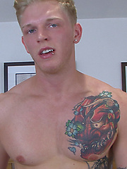 Hot blonde masturbates by English Lads image #8
