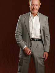 Daddy Jerry in suit, posing by Hot Older Male image #6