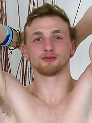 Hunky Straight Personal Trainer Sam Shows Off His Uncut Cock and Hole by English Lads image #7