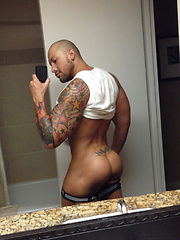 33yo pornstar Jordano Santoro shows his perfect body and big cock by Jordano Santoro Club image #10