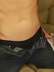 Athletic twink Bladen Sawyer strokes big dick. by BF Collection image #6