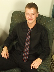 Derek Trotter jerks off wearing only his necktie. by BF Collection image #6