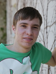 Gorgeous twink Andreas busts hit nut outdoors. by BF Collection image #7