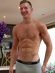 Tall Uncut Footballer Andrew with Blond Hair Everywhere - Enjoy This Straight Hunks Flirtatious Shoot! by English Lads image #8