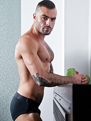 Robin Sanchez Begs for Issac Jones to Bareback His Ass by Lucas Entetainment image #9