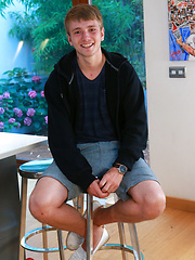 Tall, Blond and Lean Young Footballer Jamie Shows off His Big Uncut Weapon! by English Lads image #6