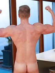 Young Muscular Personal Trainer Lewis Shows off That Muscular Body by English Lads image #8
