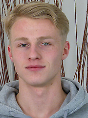 Straight Blond Footballing Ace Ben's First Blow Job From a Man by English Lads image #9
