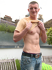 Straight Ozzie Rugby Hunk Cory Shows off his Muscular Body & Very Hard Uncut Cock! by English Lads image #8