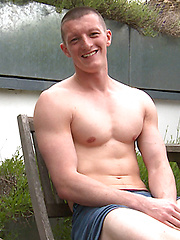 Straight Ozzie Rugby Hunk Cory Shows off his Muscular Body & Very Hard Uncut Cock! by English Lads image #8