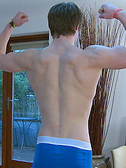Young Straight Pup Archie is Becomming a Man, Slightly Hairy Nicely Muscled & Shoots Big! by English Lads image #8