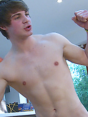Young Straight Pup Archie is Becomming a Man, Slightly Hairy Nicely Muscled & Shoots Big! by English Lads image #8