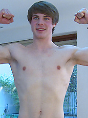 Young Straight Pup Archie is Becomming a Man, Slightly Hairy Nicely Muscled & Shoots Big! by English Lads image #8