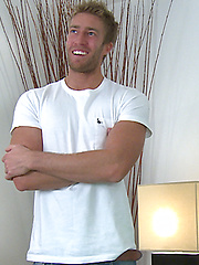 Muscular Blond Stud Josh Gets his First Manhandling & His Big Uncut Cock Explodes! by English Lads image #6