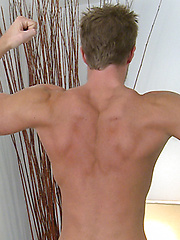 Muscular Blond Stud Josh Gets his First Manhandling & His Big Uncut Cock Explodes! by English Lads image #6