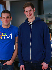 Tall & Athletic Young Jack More Than Happy with his 1st Man Blow Job! by English Lads image #8