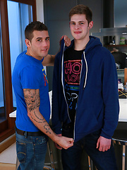 Tall & Athletic Young Jack More Than Happy with his 1st Man Blow Job! by English Lads image #8