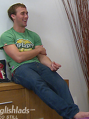Straight Hunk Rich Stuffs his big 9 Inch Uncut Cock up Straight Pup Chris' Eager Hole! by English Lads image #8