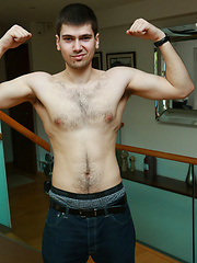 Hairy & Very Tall Young Boxing Stud Will has one Massive Uncut Cock! by English Lads image #6