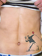 Straight Young Toned Lad Russell shows off  his Uncut Cock and Very Hard Erection! by English Lads image #9