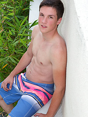 Cute twink Cole shows cock by SeanCody image #5