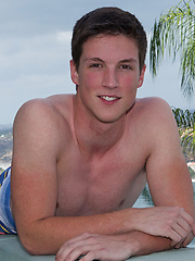 Cute twink Cole shows cock by SeanCody image #5