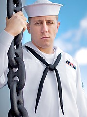 Sexy Seaman Cooper In Uniform by Active Duty image #8