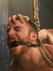 Dockworker gets taken down and fucked by a leather dom by Bound Gods image #10