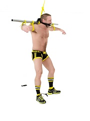 Leo Forte Flogs Dirk Caber by Bound Jocks image #8