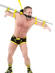 Leo Forte Flogs Dirk Caber by Bound Jocks image #8