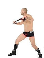 Leo Forte Flogs Dirk Caber by Bound Jocks image #8
