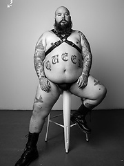 Tattooed Chub has a bearded baby face and a daddy's attitude... by Frock The World image #7