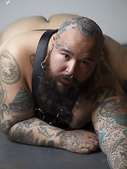 Tattooed Chub has a bearded baby face and a daddy's attitude... by Frock The World image #7