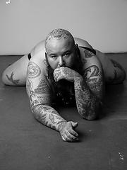 Tattooed Chub has a bearded baby face and a daddy's attitude... by Frock The World image #7