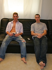 Sexy gays Brady Rey & Criss Strokes show their dicks before sucking each other by Nextdoor Buddies image #12