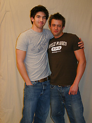 Sexy homosexuals Drake and Blake strip their clothes and pose naked by Nextdoor Buddies image #8