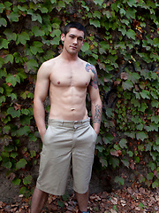 Brunette stud Greg Jameson strokes his dick by Randy Blue image #7