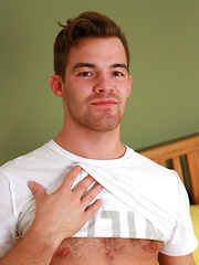 Straight Young Hairy Pup Travis Shows off His Muscular & Ripped Body & Ultra Hard Uncut Cock! by English Lads image #7