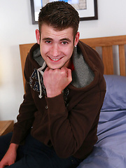 Straight Hairy Young Uncut Pup Kevin Gets his 1st Man Blow Job & Enjoying it Wanks Dan! by English Lads image #7