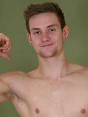 Hunky Straight Joel Shows Off His Thick Uncut Cock & Muscular Body by English Lads image #3